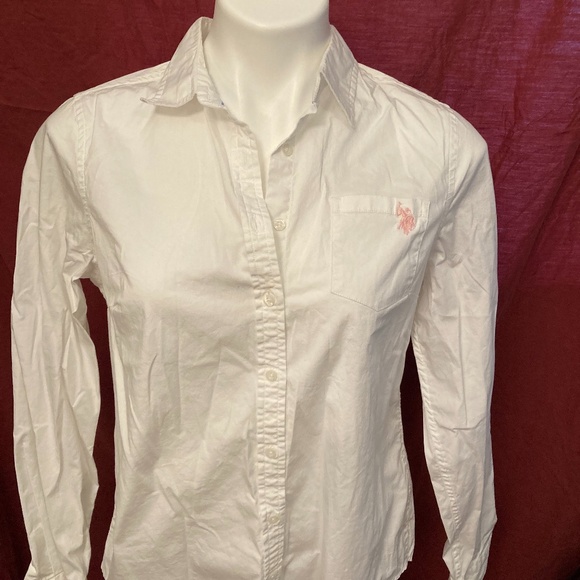 LAST CHANCE! American Polo Association White Dress Shirt - Picture 1 of 5